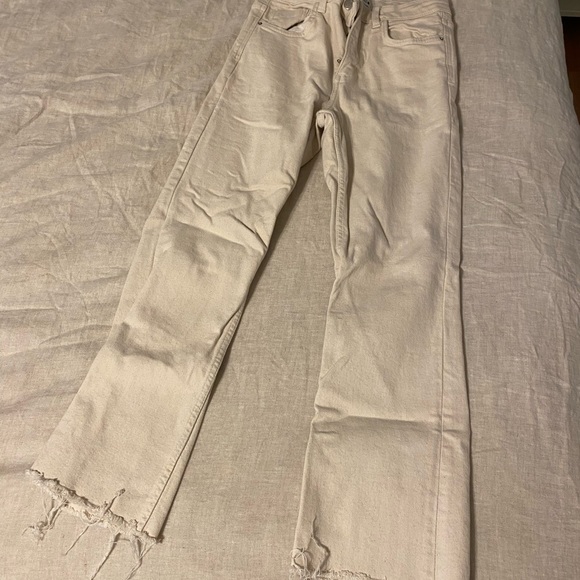 Zara Jeans Zara High Rise Mini Flare Jeans Poshmark